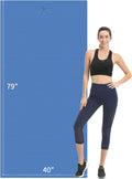 Extra Large Yoga Mat 79" x 40" Non-Slip Exercise Mat for Home Workouts, Yoga, Pilates & Fitness Training | DISCOM SOLUTIONS